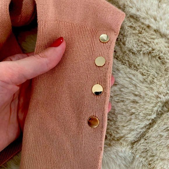 ZARA Dusty Pink Cardigan/ Jacket size Small - Picture 7 of 8